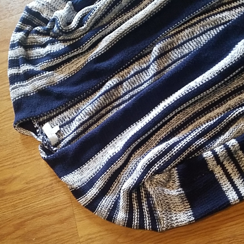 New Directions blue knit cardigan - Picture 2 of 6